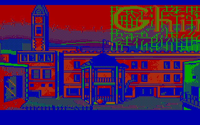 Manhunter 2: San Francisco IBM PC/Compatibles Screenshot: Start of another location...