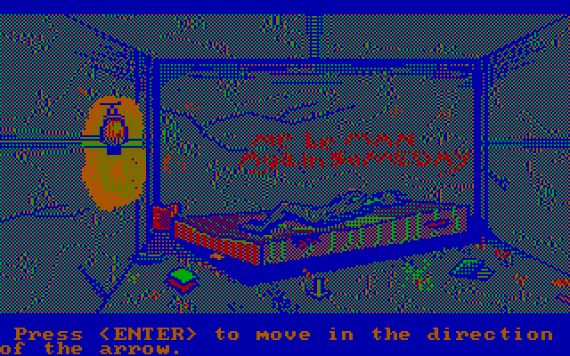 Manhunter 2: San Francisco IBM PC/Compatibles Screenshot: Examining a room.
