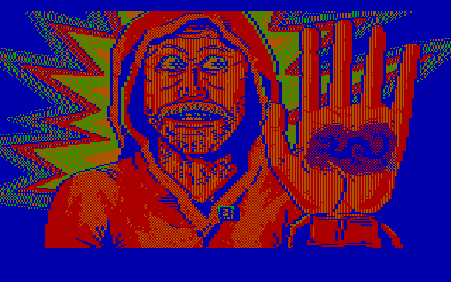 Manhunter 2: San Francisco IBM PC/Compatibles Screenshot: Hmm, that tattoo looks familiar.