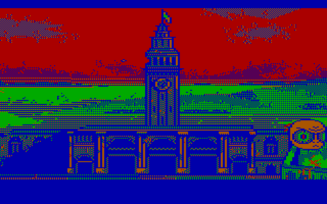 Manhunter 2: San Francisco IBM PC/Compatibles Screenshot: The game begins here.