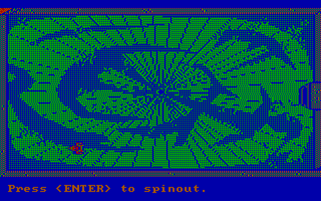 Manhunter 2: San Francisco IBM PC/Compatibles Screenshot: Arcade sequence; can you make it to the door on the right?