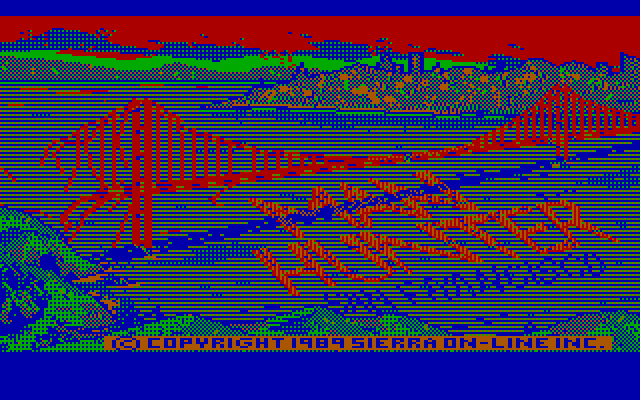 Manhunter 2: San Francisco IBM PC/Compatibles Screenshot: Title screen.
