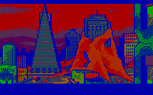Manhunter 2: San Francisco IBM PC/Compatibles Screenshot: A view of San Francisco.