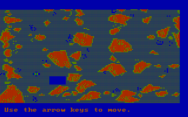 Manhunter 2: San Francisco IBM PC/Compatibles Screenshot: Arcade sequence; don't crash into the lava!