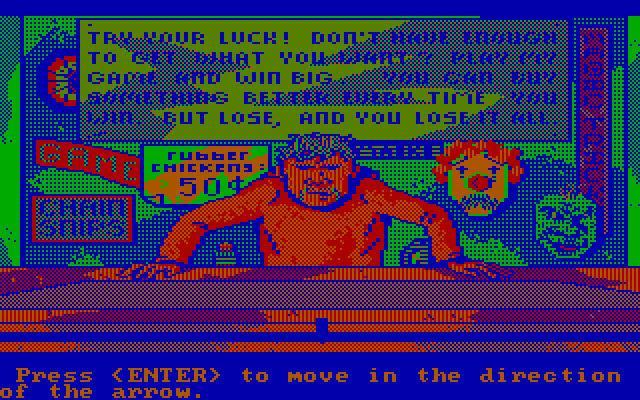 Manhunter 2: San Francisco IBM PC/Compatibles Screenshot: Care to test your luck?