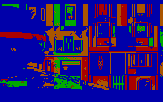 Manhunter 2: San Francisco IBM PC/Compatibles Screenshot: A crash landing!
