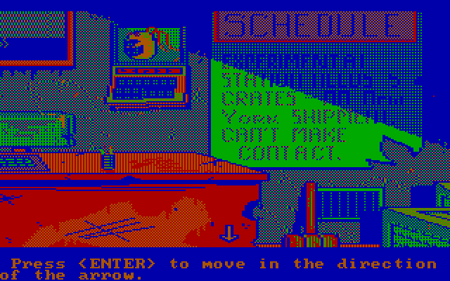Manhunter 2: San Francisco IBM PC/Compatibles Screenshot: Searching an office.