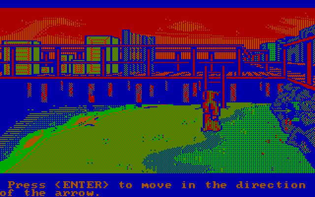 Manhunter 2: San Francisco IBM PC/Compatibles Screenshot: On the beach near the pier.