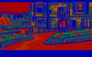 Manhunter 2: San Francisco for IBM PC/Compatibles - Outside the manhunter's home.