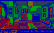 Manhunter 2: San Francisco for IBM PC/Compatibles - Searching an appartment.