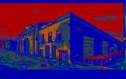 Manhunter 2: San Francisco for IBM PC/Compatibles - Outside of a warehouse.