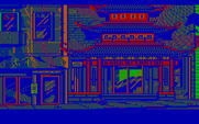 Manhunter 2: San Francisco for IBM PC/Compatibles - Outside a bank.