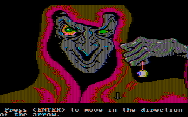 Manhunter: New York IBM PC/Compatibles Screenshot: Hmm, what's this character offering?
