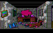 Manhunter: New York for IBM PC/Compatibles - What is this guy holding? It might be important!