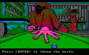 Manhunter: New York for IBM PC/Compatibles - Throwing knives...