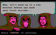 Manhunter: New York for IBM PC/Compatibles - Luckily, the game lets you try again...
