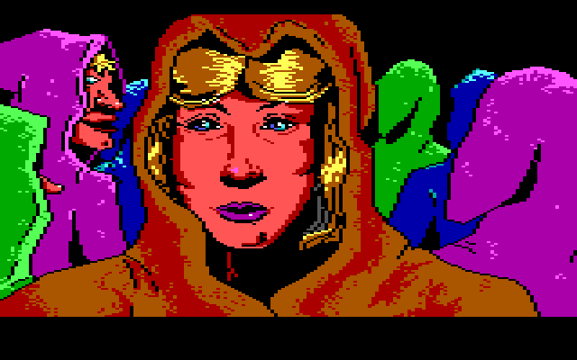 Manhunter: New York IBM PC/Compatibles Screenshot: Who is this?