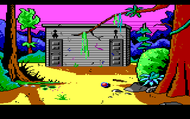 Manhunter: New York IBM PC/Compatibles Screenshot: Anything useful in this building?