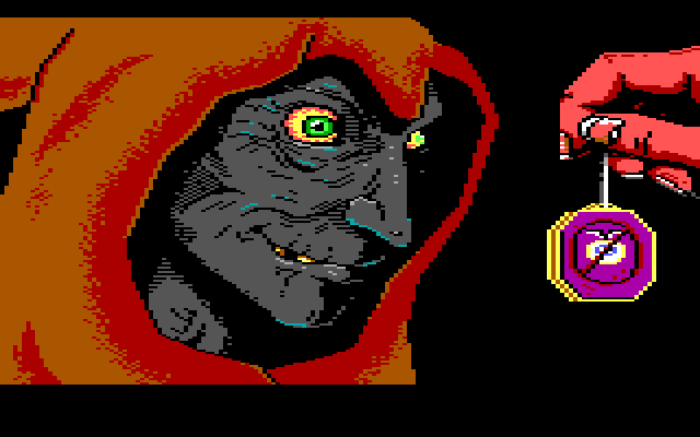 Manhunter: New York IBM PC/Compatibles Screenshot: Will this guy help me with anything?