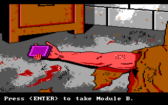 Manhunter: New York IBM PC/Compatibles Screenshot: Hmm, what is this?
