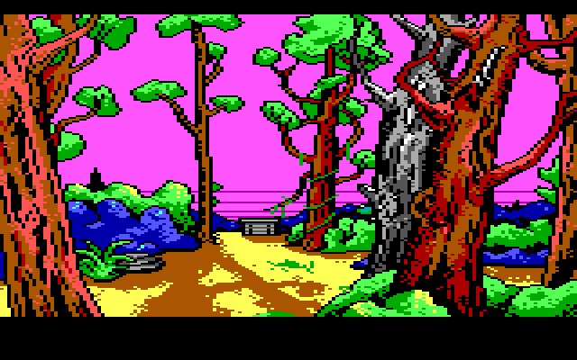 Manhunter: New York IBM PC/Compatibles Screenshot: Seems peaceful here...