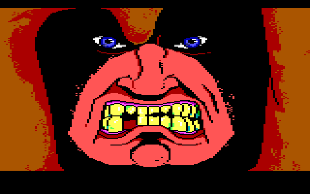 Manhunter: New York IBM PC/Compatibles Screenshot: This guy is really angry!