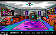 Manhunter: New York for IBM PC/Compatibles - Exploring an appartment.