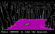 Manhunter: New York for IBM PC/Compatibles - Exploring; found a keycard!