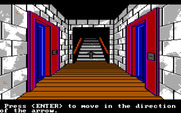 Manhunter: New York for IBM PC/Compatibles - Start of another maze sequence...