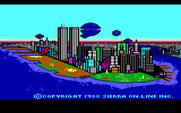 Manhunter: New York for IBM PC/Compatibles - Introduction; the orbs invade New York City.