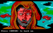 Manhunter: New York for IBM PC/Compatibles - Examining a victim.