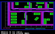 Manhunter: New York for IBM PC/Compatibles - One of the tracking sequences.