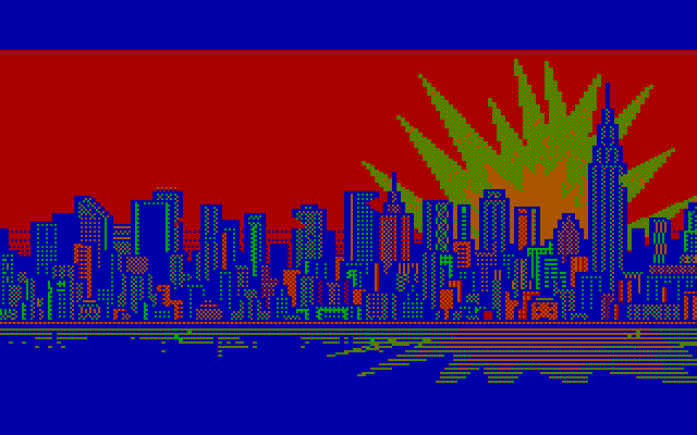 Manhunter: New York IBM PC/Compatibles Screenshot: Oops, I crashed...
