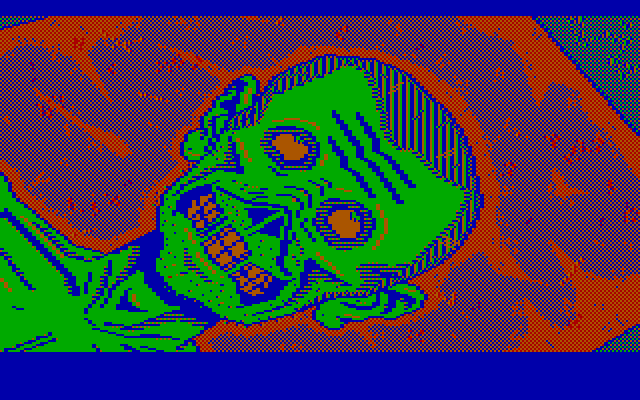 Manhunter: New York IBM PC/Compatibles Screenshot: This guy doesn't look too good.