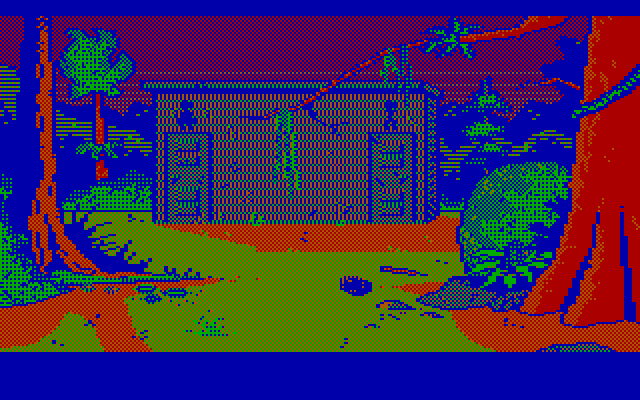 Manhunter: New York IBM PC/Compatibles Screenshot: Anything in this building?