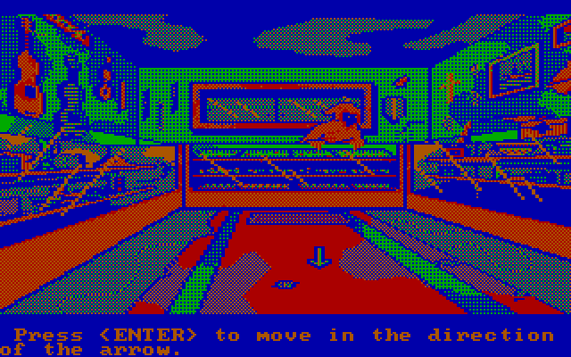 Manhunter: New York IBM PC/Compatibles Screenshot: Inside the pawn shop.