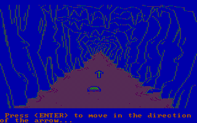 Manhunter: New York IBM PC/Compatibles Screenshot: Lost in an underground maze.