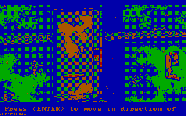 Manhunter: New York IBM PC/Compatibles Screenshot: Entering a suspects apartment.