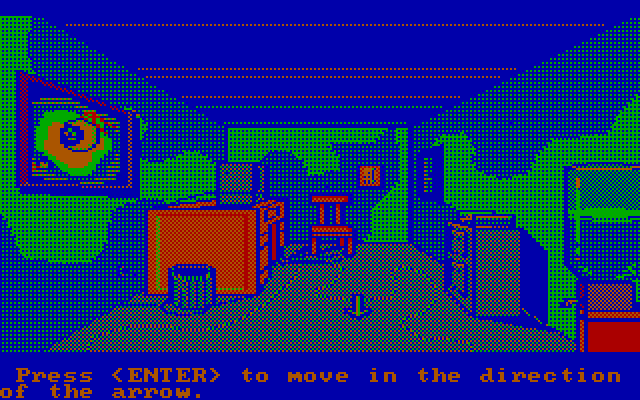 Manhunter: New York IBM PC/Compatibles Screenshot: Seems like an empty room, but maybe I should look closer...