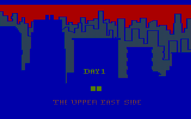 Manhunter: New York IBM PC/Compatibles Screenshot: Ready to begin day 1?