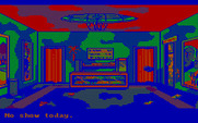 Manhunter: New York for IBM PC/Compatibles - Inside a movie theater.