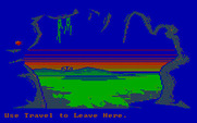 Manhunter: New York for IBM PC/Compatibles - There's an amusement park in the distance!