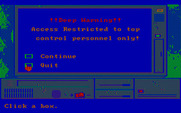 Manhunter: New York for IBM PC/Compatibles - Trying to access a computer...