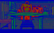 Manhunter: New York for IBM PC/Compatibles - This guy looks menacing.