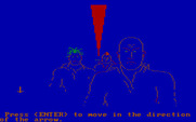 Manhunter: New York for IBM PC/Compatibles - Some punks get in the way of you entering the club.