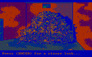 Manhunter: New York for IBM PC/Compatibles - Trapped in a room full of bones.