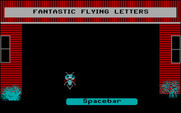 Bouncy Bee Learns Letters for IBM PC/Compatibles - Let's start with the fantastic flying letters!