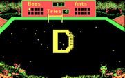 Bouncy Bee Learns Letters for IBM PC/Compatibles - This was a letter D!