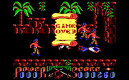 Corsarios for IBM PC/Compatibles - Game over.