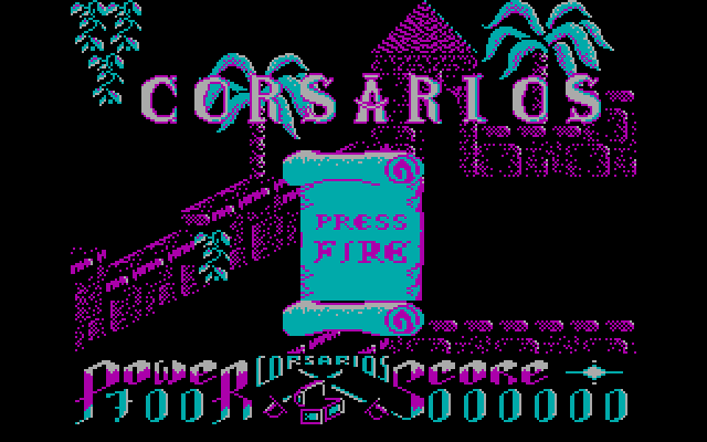 Corsarios IBM PC/Compatibles Screenshot: Scenario 1 start.